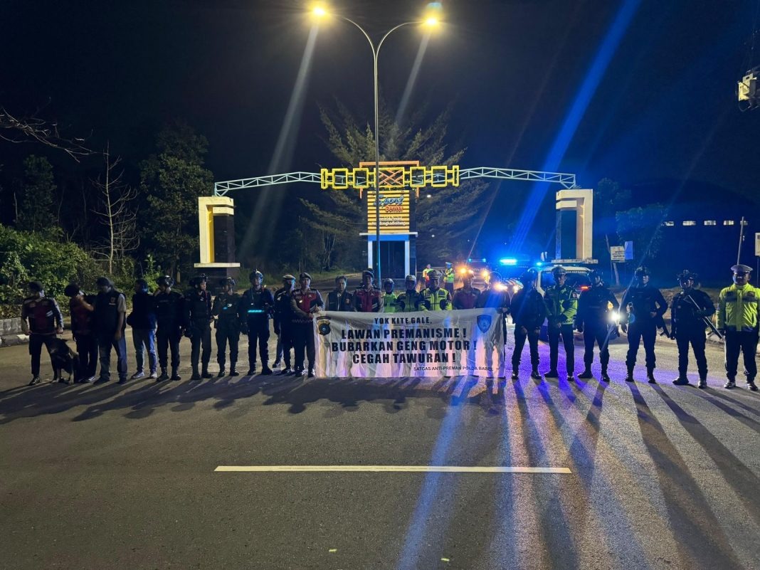 KRYD Dit Lantas Polda Babel Fokus Cegah Balap Liar dan Jamin Kenyamanan Masyarakat