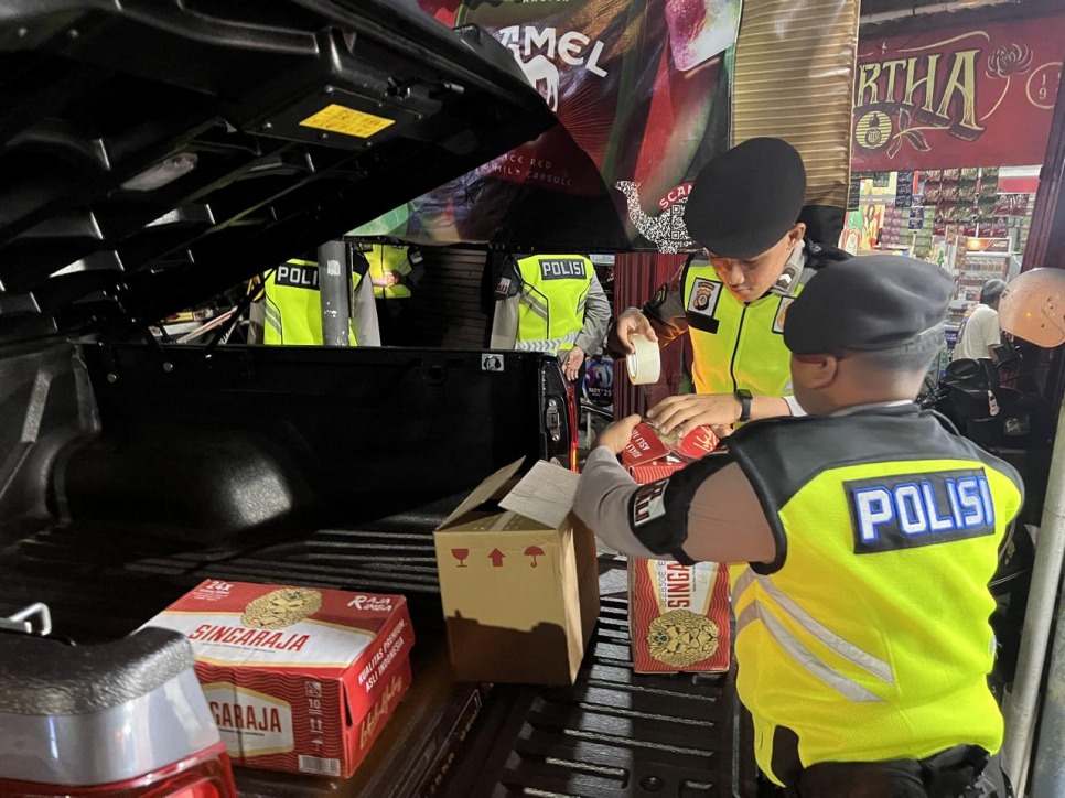 Gelar Operasi Penindakan, Polda DIY Sita 1.672 Botol Miras dalam Sepekan