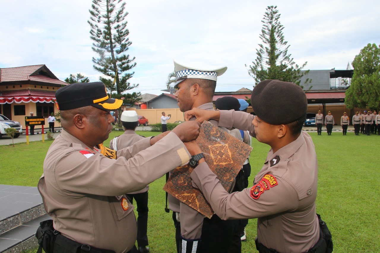 Polres Jayapura Gelar Apel Operasi Patuh Cartenz 2025