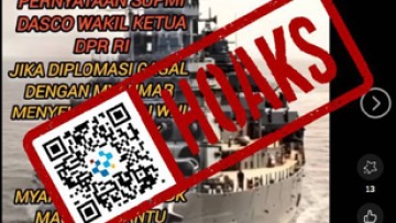 [HOAKS] Indonesia Resmi Nyatakan Perang dengan Myanmar