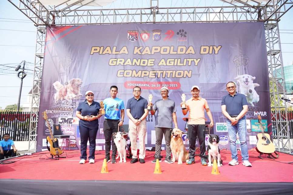 Piala Kapolda DIY Grande Agility Competition, Wujud Sinergi Humanis antara Polri dan Komunitas Satwa