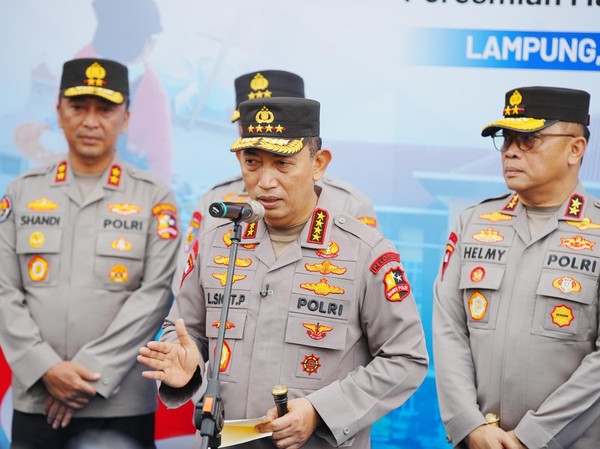 Resmikan 20 SPPG di Lampung, Kapolri: Polri Berkomitmen Dukung Program MBG