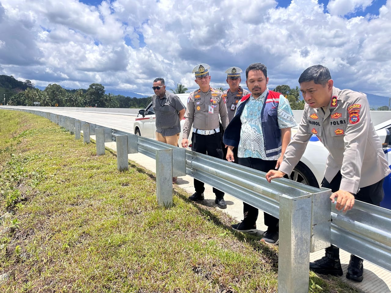 Kapolres Padang Pariaman Tinjau Langsung Lokasi Pencurian dan Aksi Pelemparan Batu di Jalur Tol Padang–Sicincin