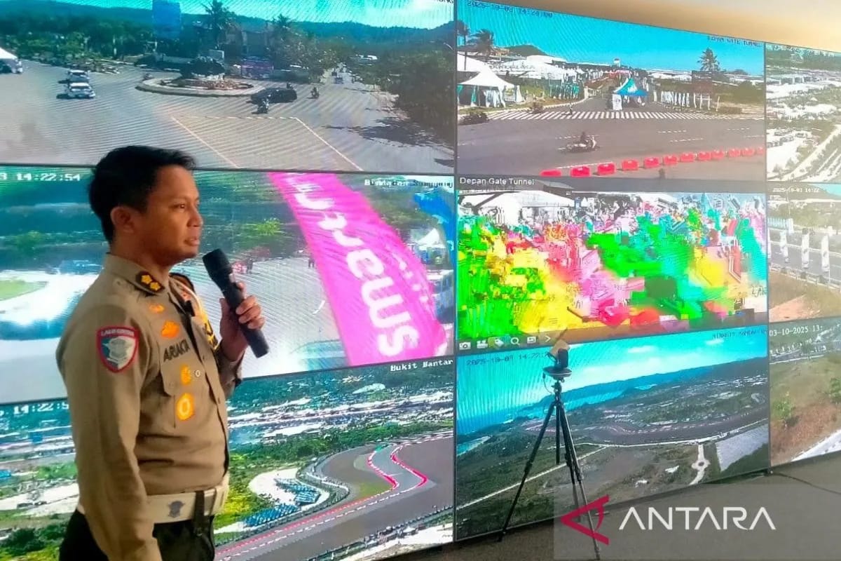 Polri Pasang Bodycam untuk Personel Pengamanan MotoGP di Sirkuit Mandalika