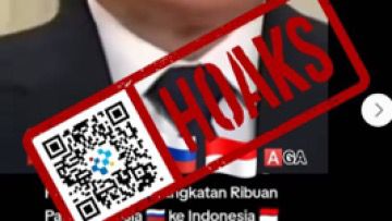 [HOAKS] Presiden Putin Lepas Pasukannya ke Indonesia
