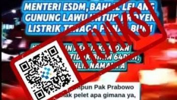 HOAKS] Bahlil Lelang Gunung Lawu untuk Proyek Listrik Tenaga Panas Bumi