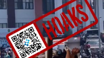 [HOAKS] Warga Aceh Demo Tuntut Kebebasan Reporter CNN