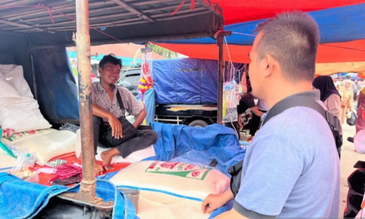 Satgas Pangan Polres Mukomuko Pastikan Harga Beras Tidak Melebihi HET