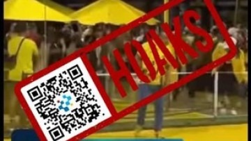 [HOAKS] Bahlil Joget di Tengah Duka Bencana Banjir