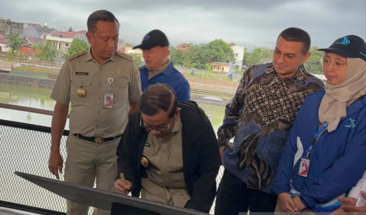 Antisipasi Banjir Jakarta, Gubernur DKI Pramono Resmikan Waduk Cilangkap