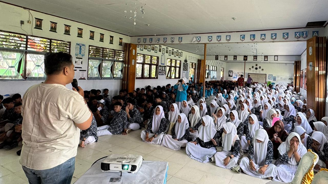 Densus 88 AT Polri Gelar Sosialisasi Wawasan Kebangsaan di SMA Muhammadiyah Batudaa