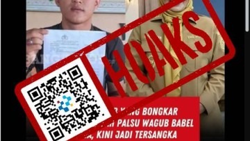 [HOAKS] Pelapor Ijazah Palsu Wagub Babel jadi Tersangka
