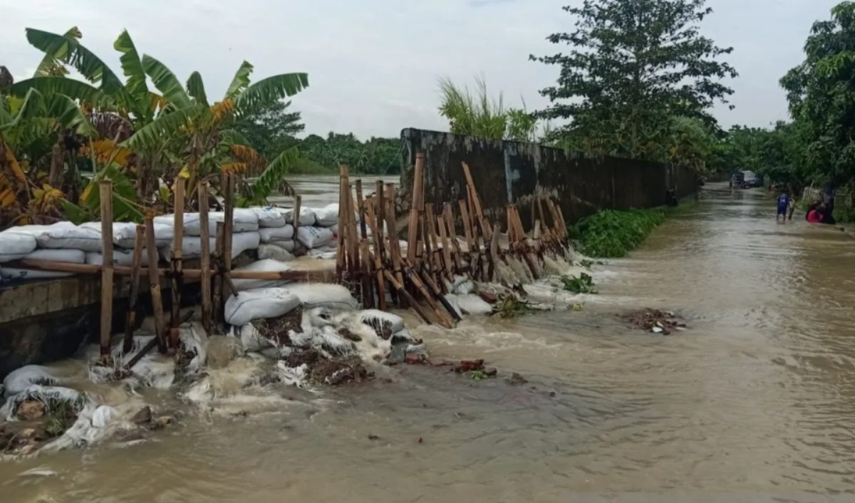 Tanggul Sungai Citarum Jebol, 553 KK di Muaragembong Bekasi Terdampak Banjir