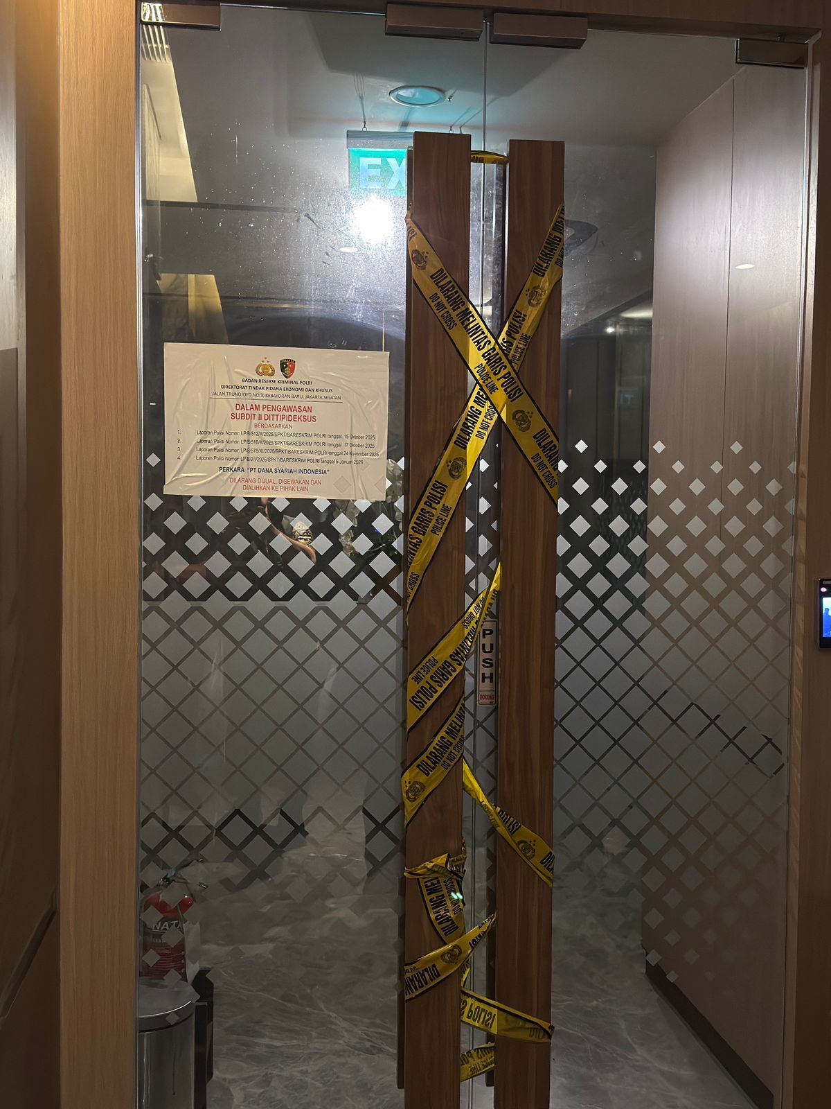 Bareskrim Sita Sejumlah Dokumen Dari Penggeledahan Kantor Dana Syariah Indonesia