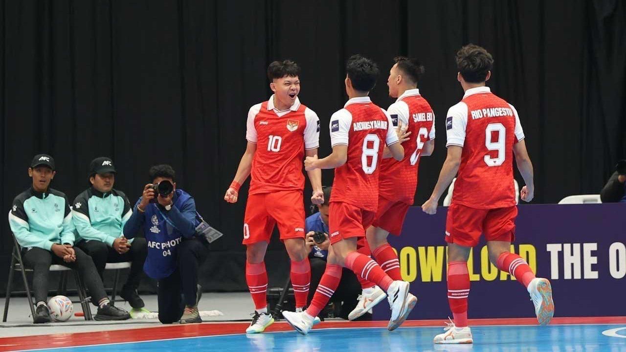 Ketat Taklukkan Vietnam 3-2 Timnas Futsal Indonesia ke Semifinal Piala Asia