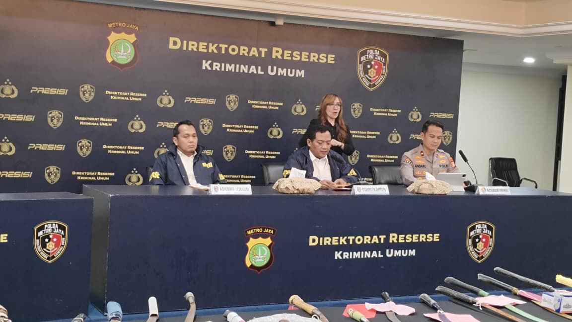 Polda Metro Jaya Amankan 105 Pelaku Tawuran Selama Operasi Pekat