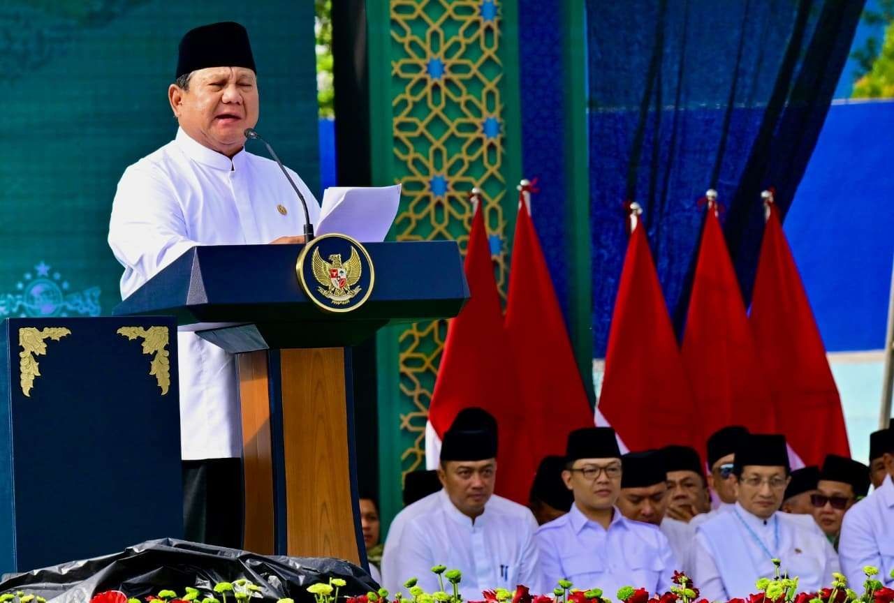 Presiden Prabowo Menghajak Masyarakat Berani Melawan Kejahatan