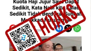 [HOAKS] Jokowi Dapat Uang Korupsi Haji