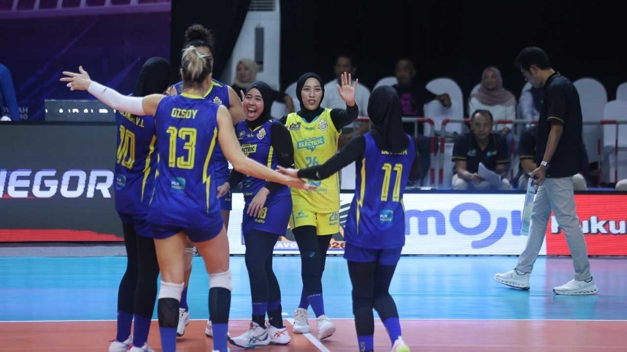 Jakarta Electric PLN Tudukkan Medan Falcons dan Semakin Dekat ke Final Four Proliga
