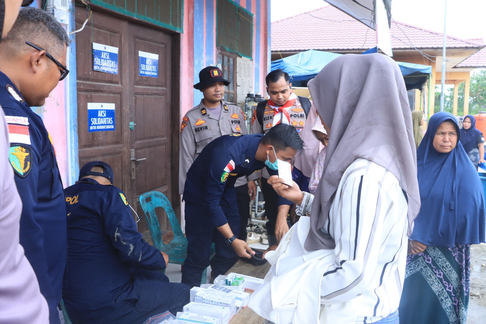 Mahasiswa STIK Angkatan 83 Laksanakan Kegiatan Dianmas Pengobatan Gratis di Bukit Linteung, Kecamatan Langkahan, Aceh Utara