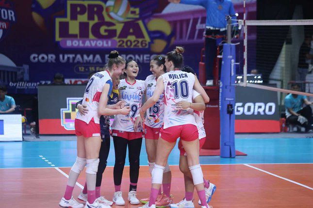 Livin Mandiri Tumbangkan Pemuncak Klasemen Pertamina Enduro 3-1