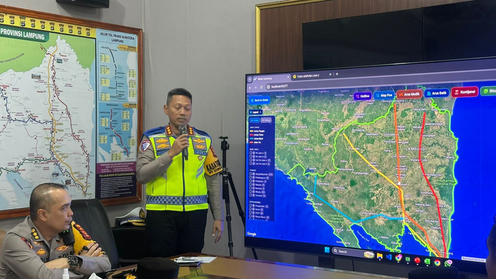 Wakapolri Pantau Kesiapan Arus Mudik di Pelabuhan Bakauheni dan Rest Area KM 20B